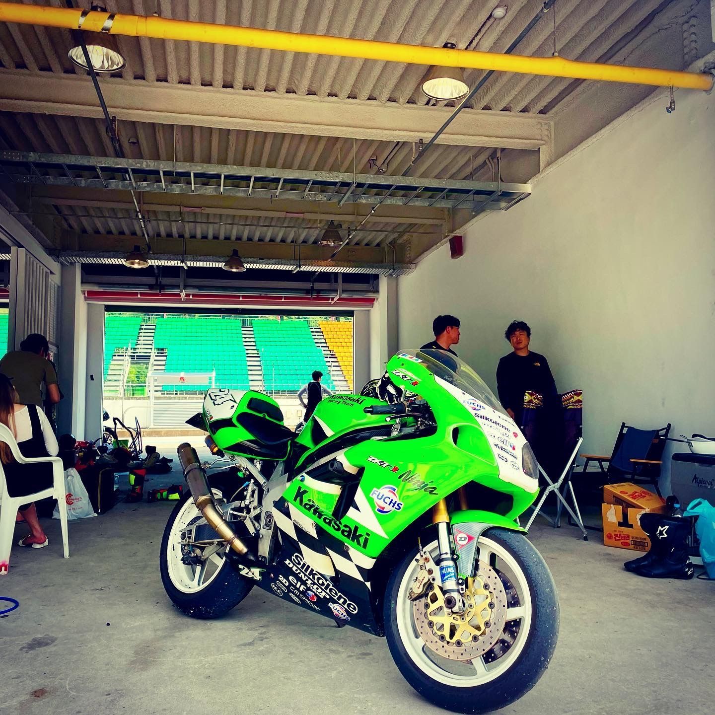 가와사키 ZXR 900 1996 그린 사진 8