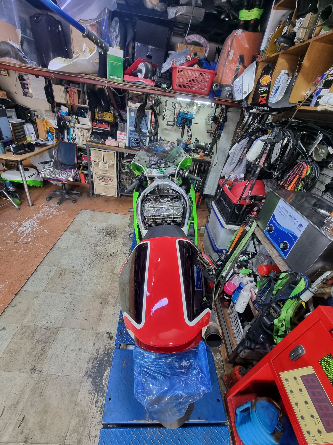 가와사키 ZXR 900 1996 그린 사진 6
