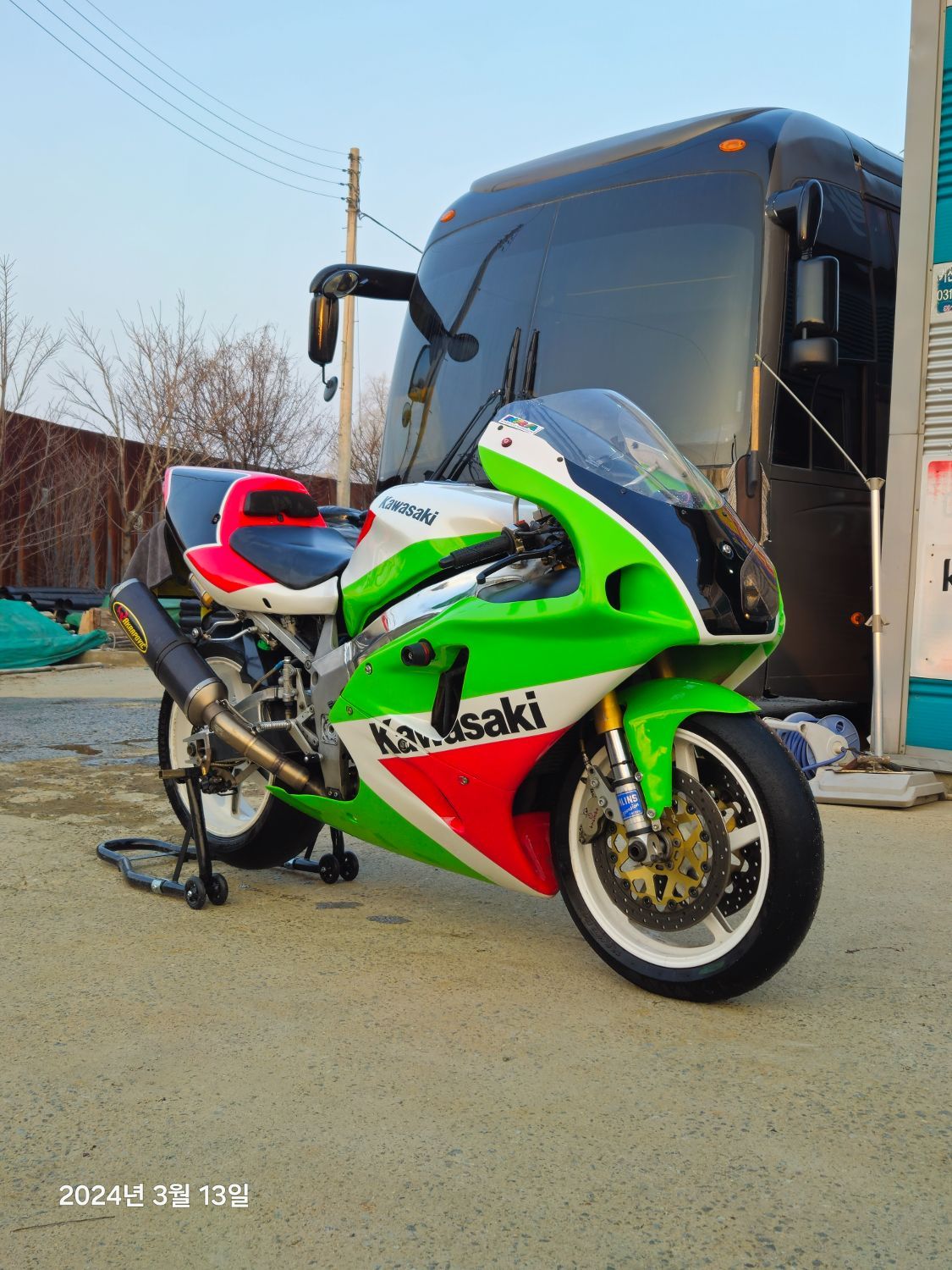 가와사키 ZXR 900 1996 그린 사진 5