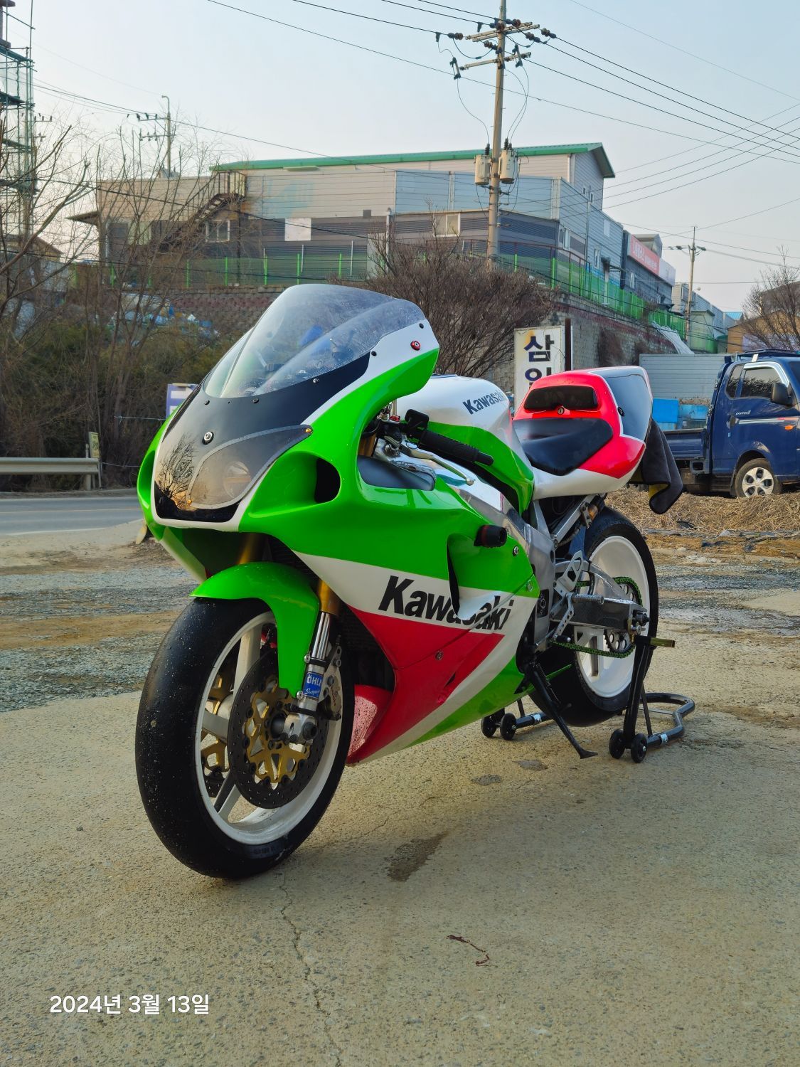 가와사키 ZXR 900 1996 그린 사진 4