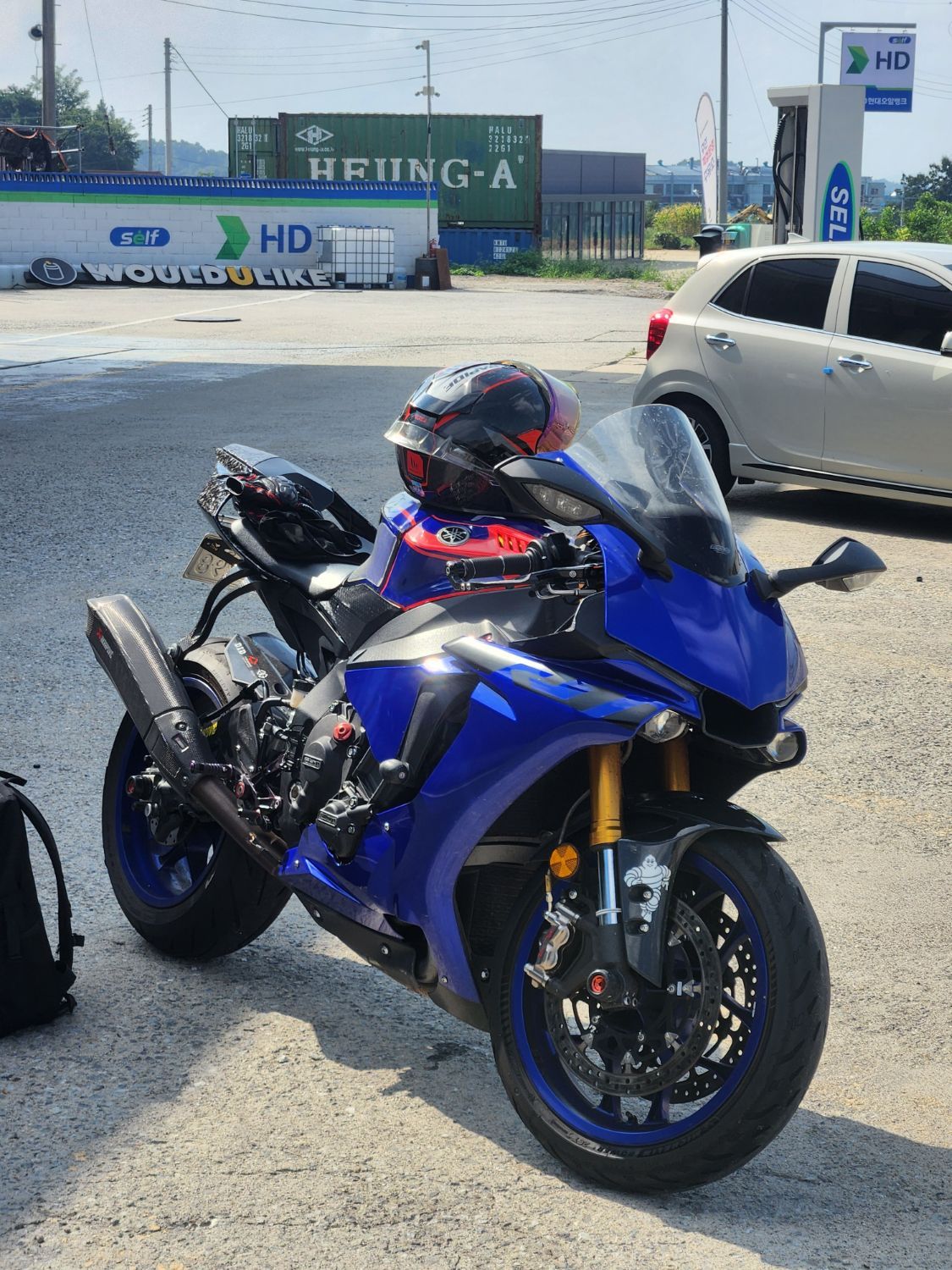 야마하 YZF R1 2018 블루 사진 1