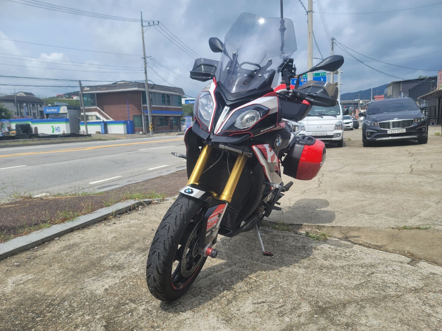 BMW S 1000 XR 2016 화이트 사진 1