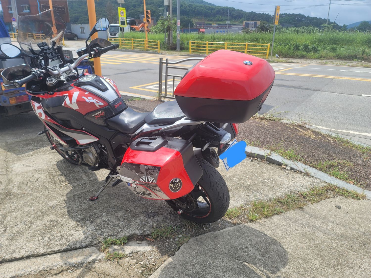 BMW S 1000 XR 2016 화이트 사진 2