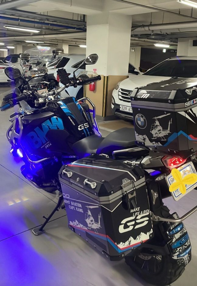 BMW R 1200 GS 어드벤처 2018 블루 사진 3