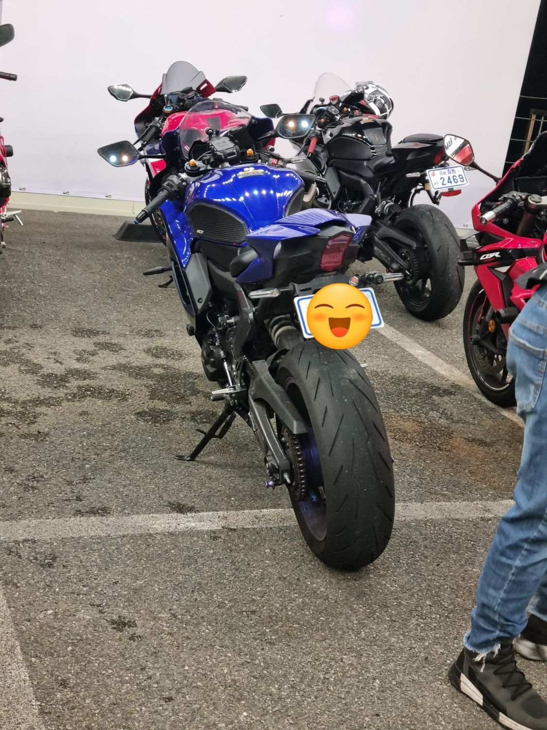 야마하 YZF R7 2022 블루 사진 2
