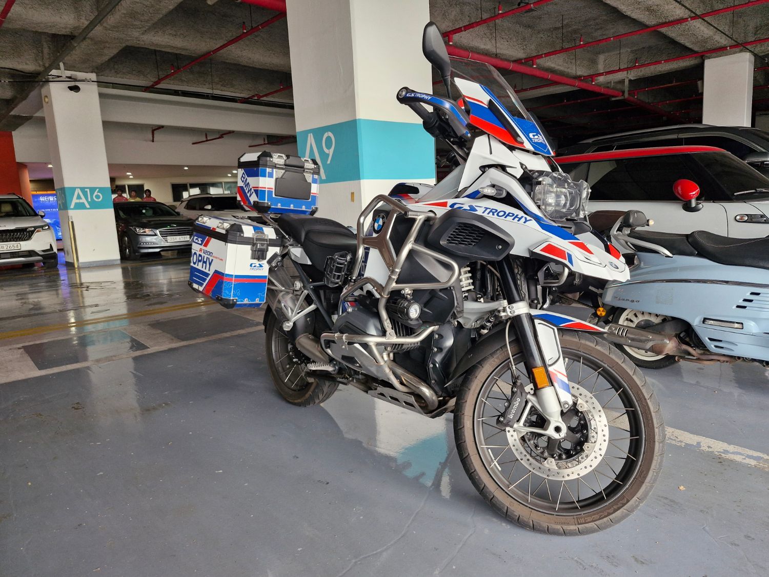 BMW R 1200 GS 어드벤처 2017 화이트 사진 5