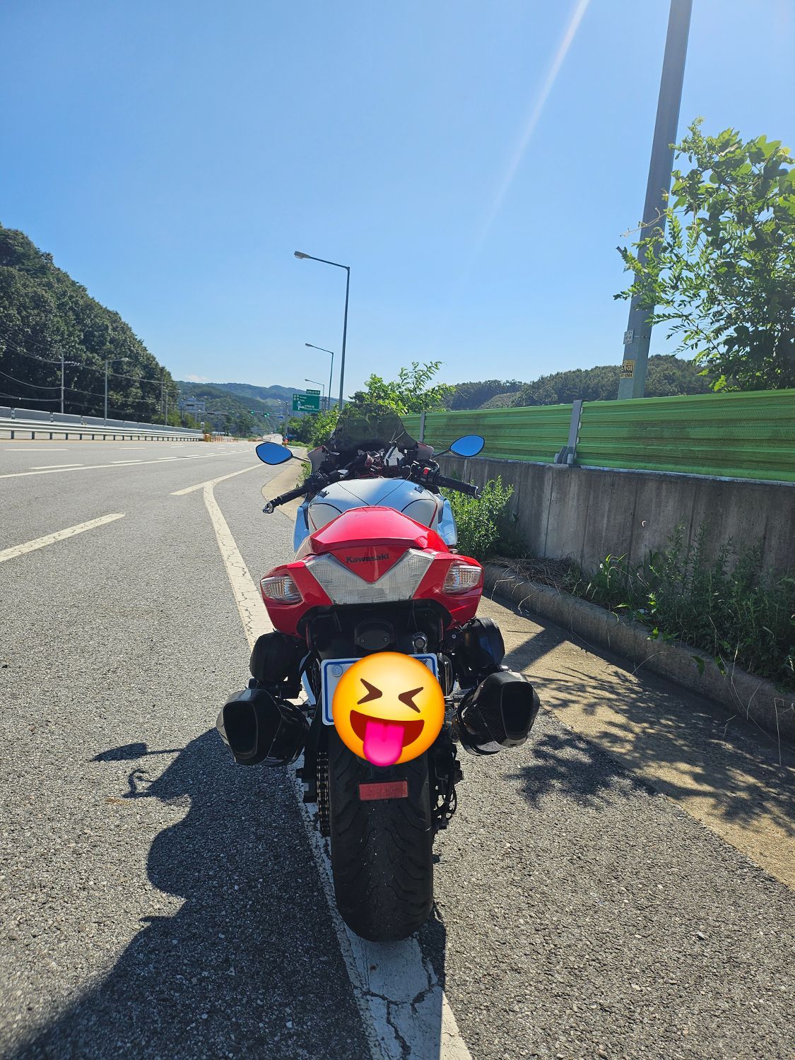가와사키 ZZR 1400 올린즈 에디션 2020 레드 사진 4