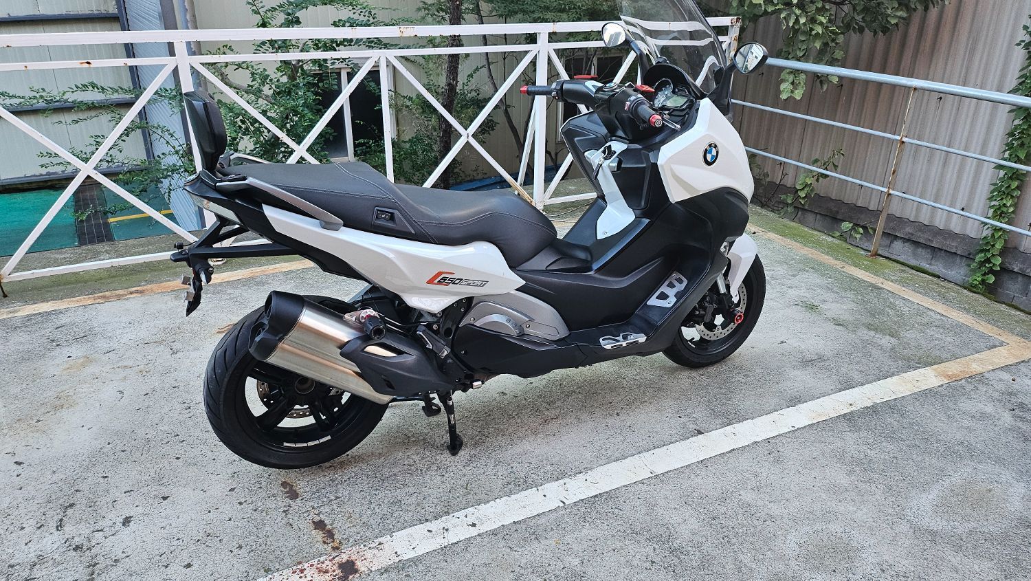 BMW C 650 스포츠 2017 화이트 사진 3