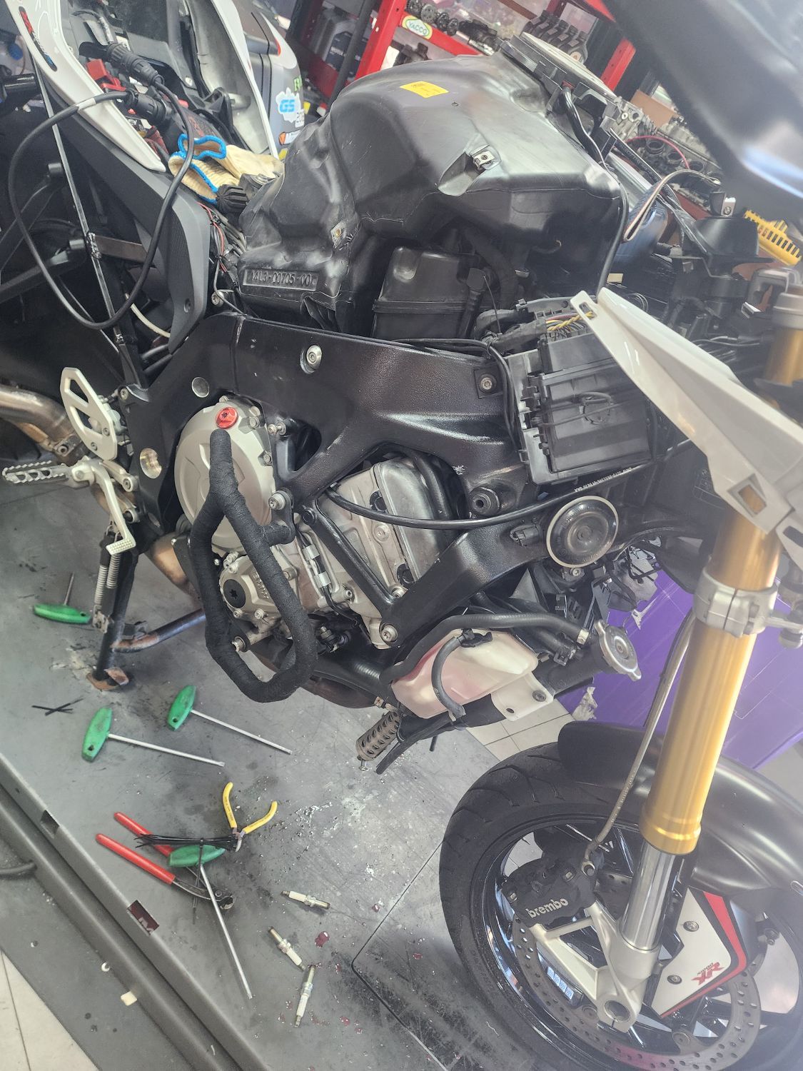 BMW S 1000 XR 2016 블랙 사진 3