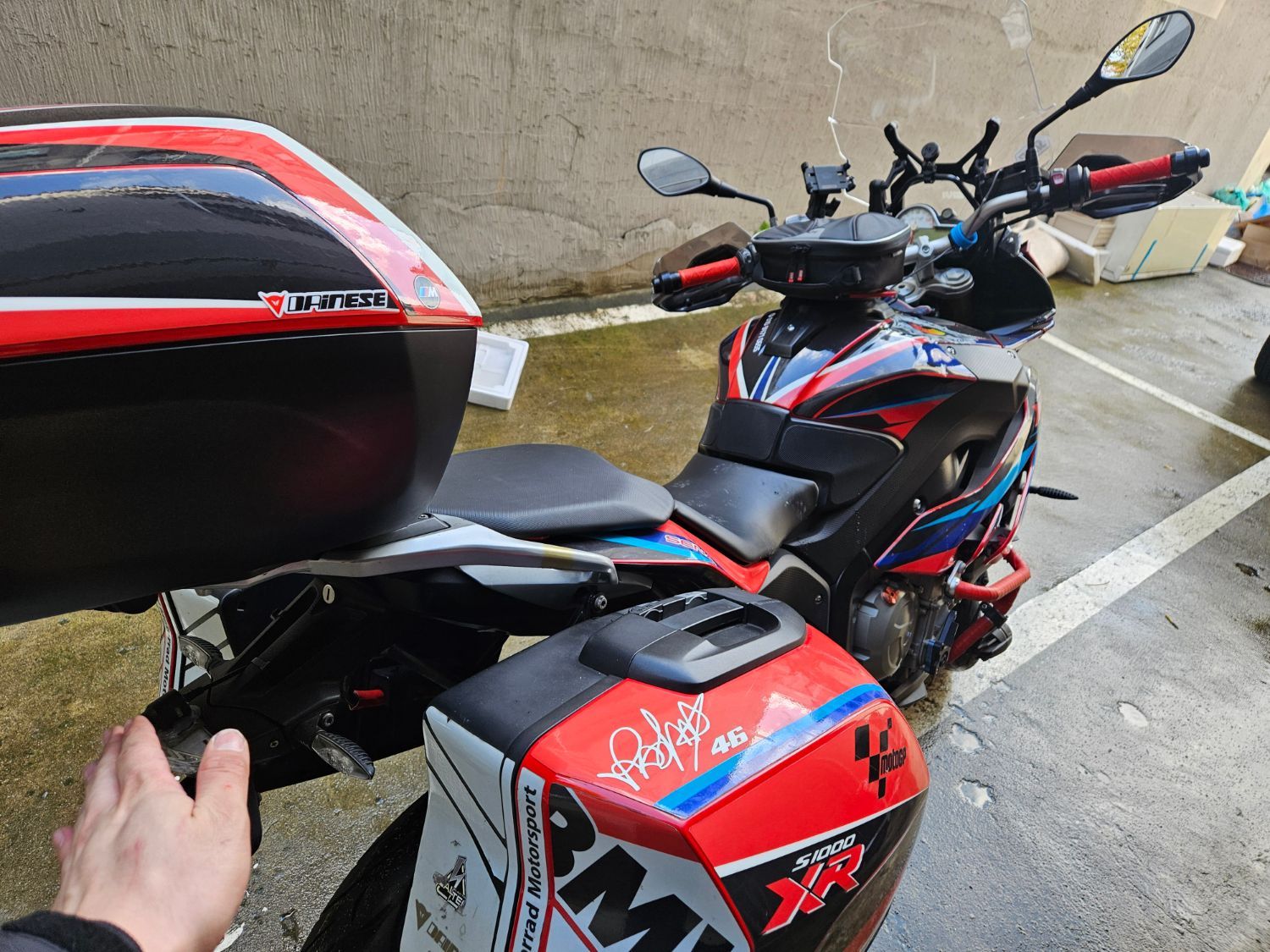 BMW S 1000 XR 2016 레드 사진 4