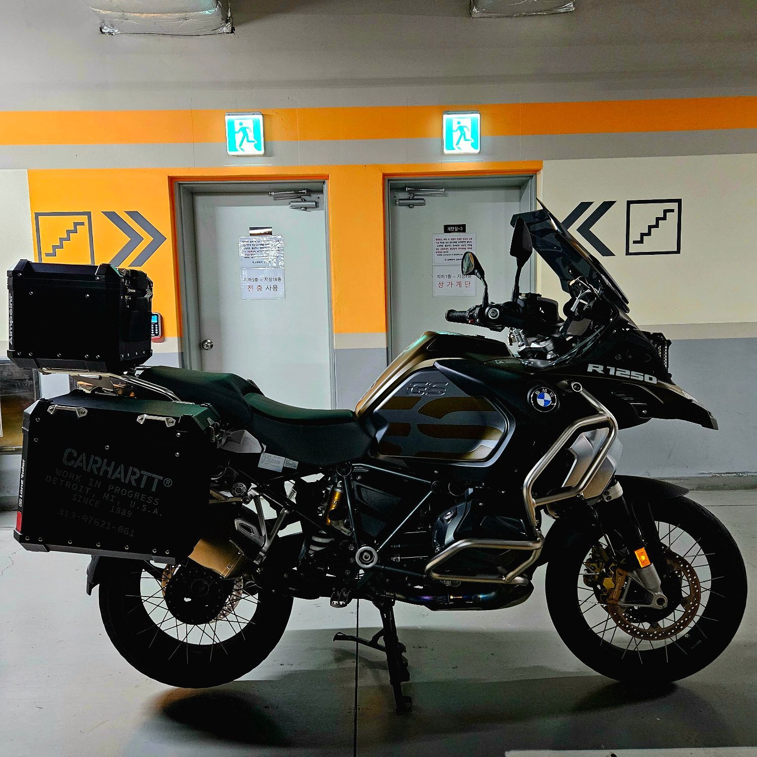 BMW R 1250 GS 어드벤처 2020 블랙 사진 1