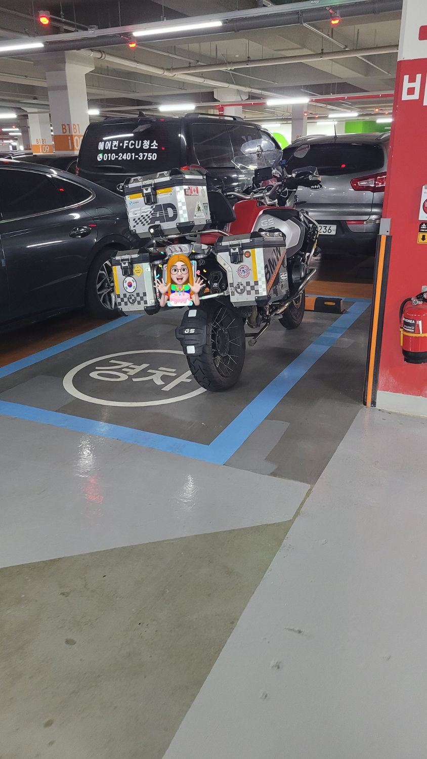 BMW R 1200 GS 어드벤처 2016 블랙 사진 1