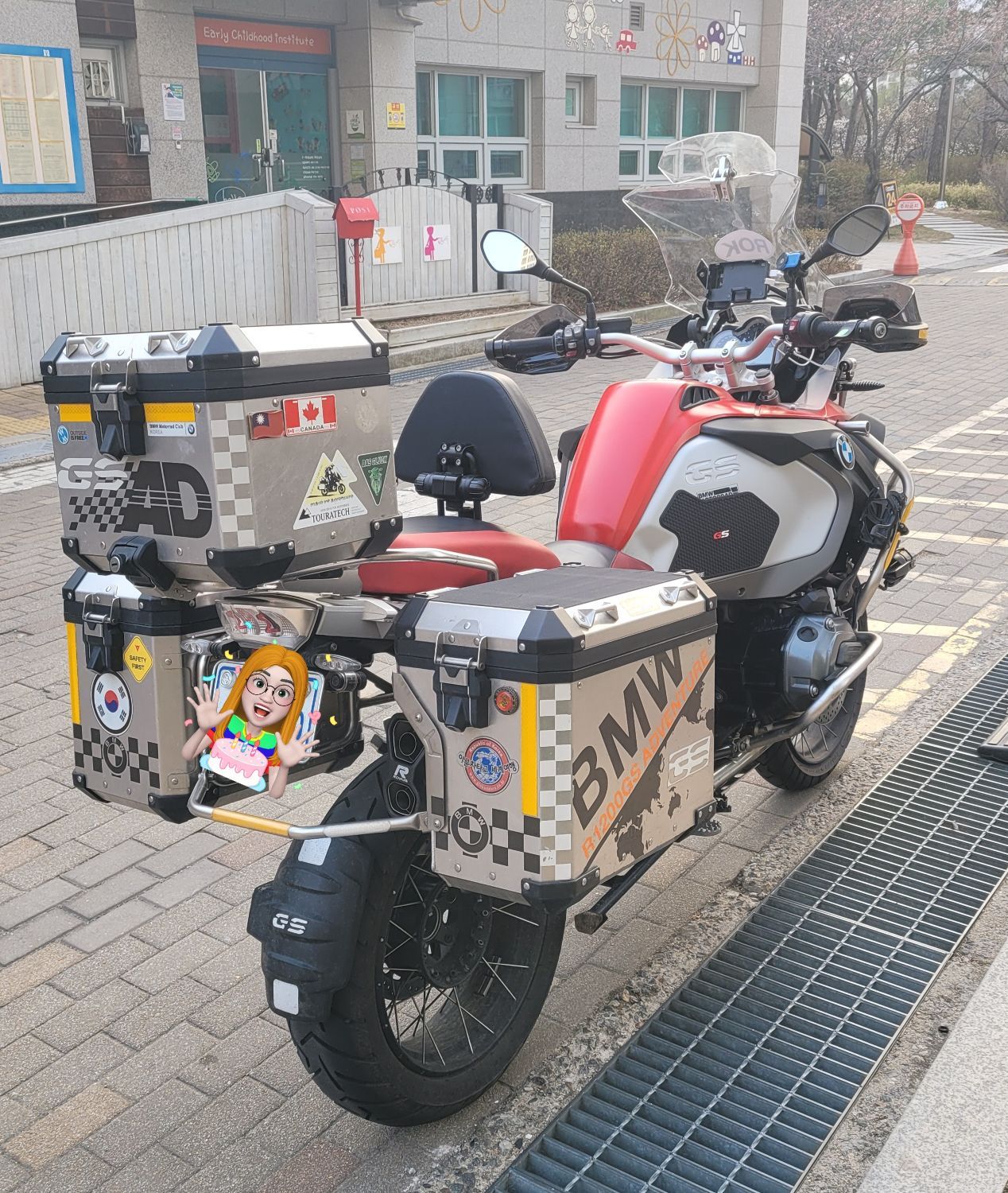 BMW R 1200 GS 어드벤처 2016 블랙 사진 2