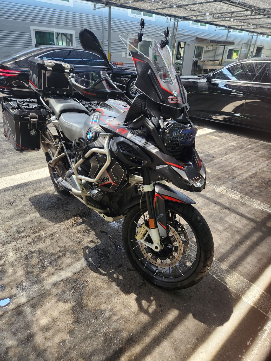 BMW R 1250 GS 어드벤처 2019 블랙 사진 1