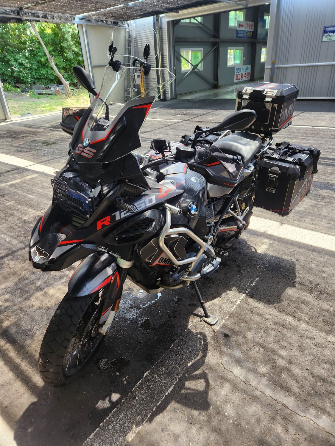 BMW R 1250 GS 어드벤처 2019 블랙 사진 2