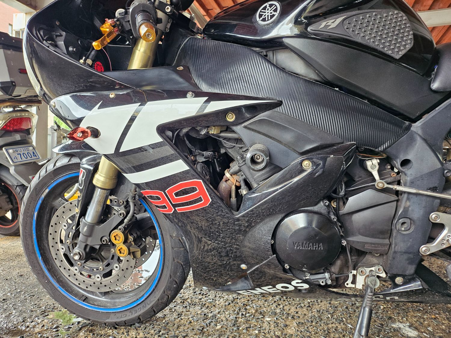 야마하 YZF R1 2002 블랙 사진 7