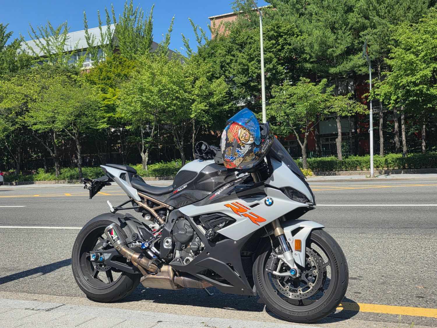 BMW S 1000 RR 2021 화이트 사진 3