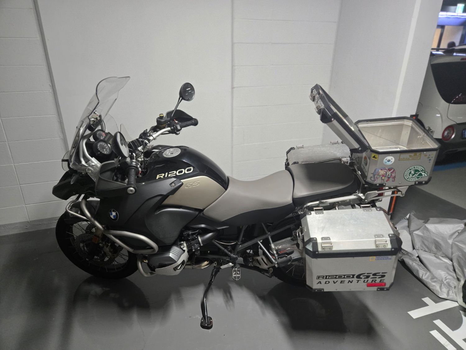 BMW R 1200 GS 어드벤처 2013 블랙 사진 1