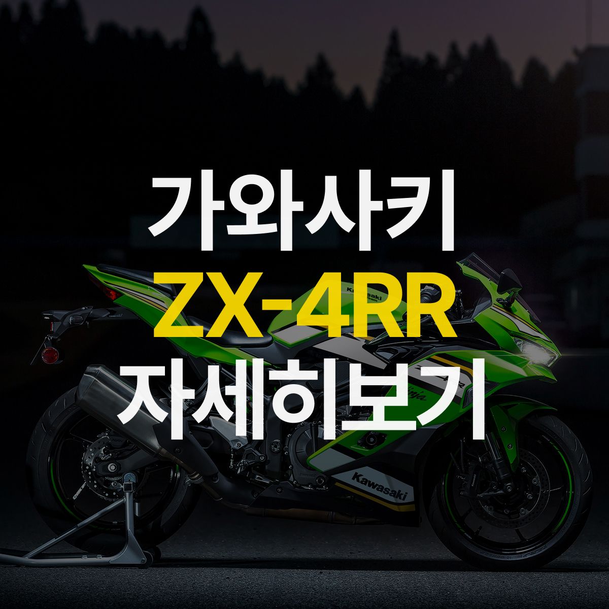 가와사키 ZX4RR "쿼터급 바이크의 하극상"