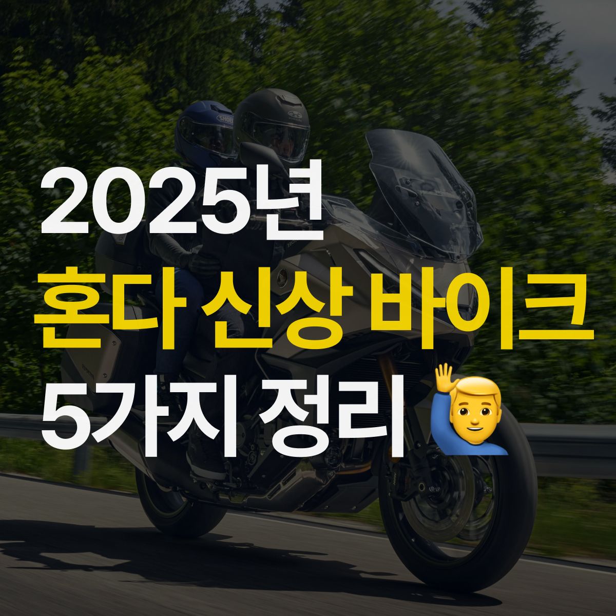 2025년 혼다 신상 바이크 5가지 정리 | XADV750, NT1100, 포르자750, 포르자350, 포르자125