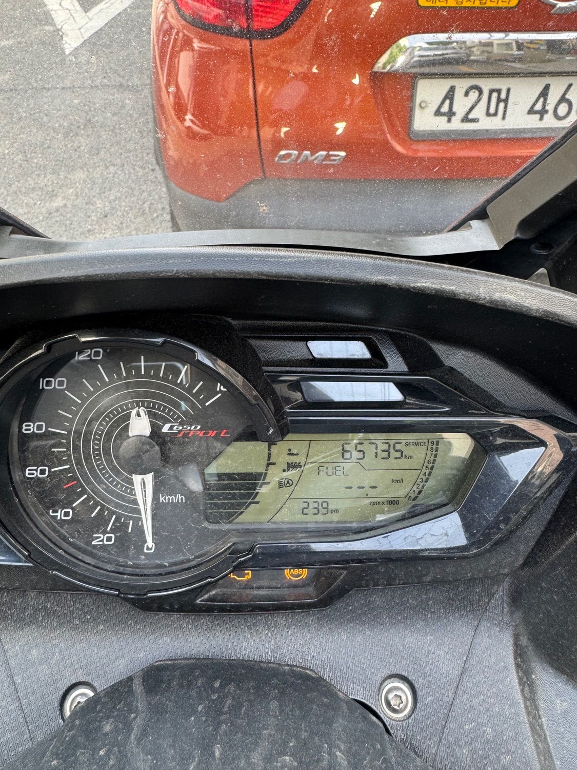 BMW C 650 스포츠 2017 화이트 사진 3