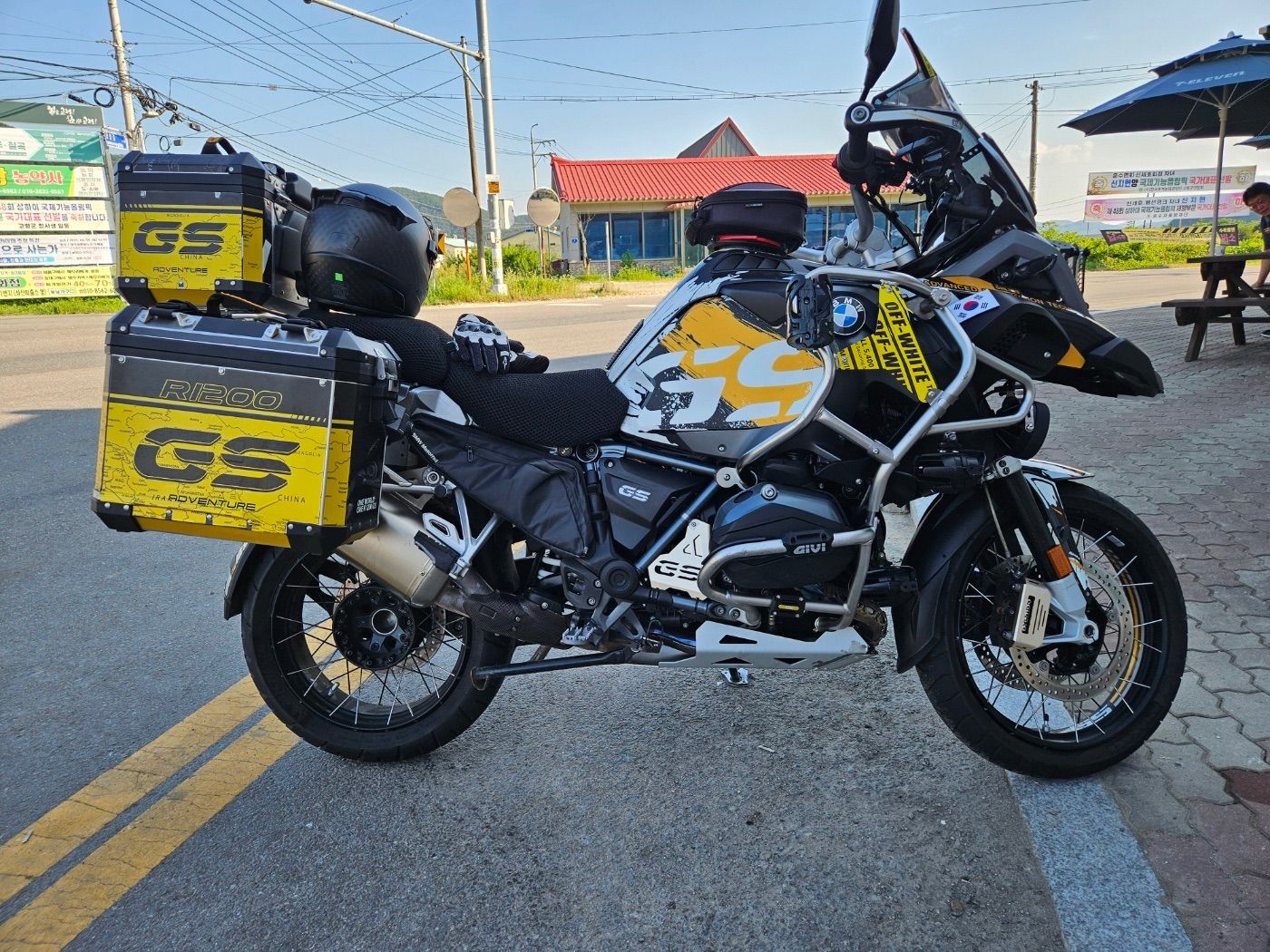 BMW R 1200 GS 어드벤처 2018 화이트 사진 3