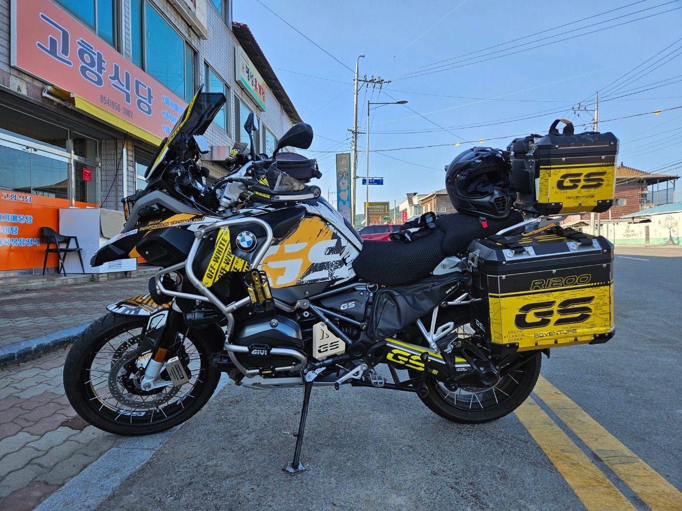 BMW R 1200 GS 어드벤처 2018 화이트 사진 4
