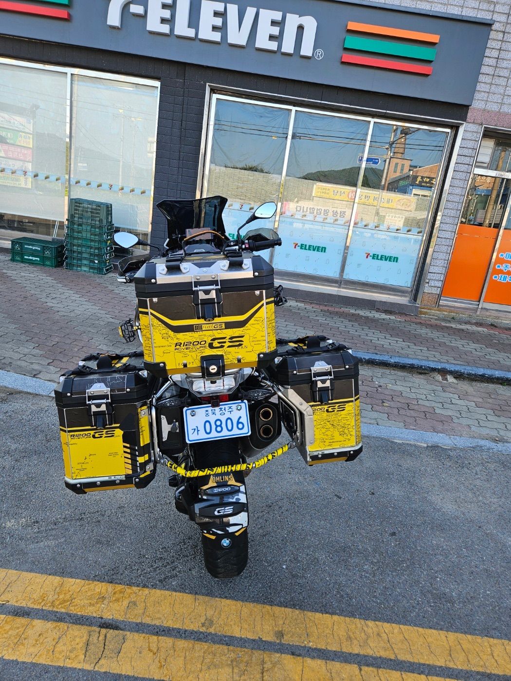 BMW R 1200 GS 어드벤처 2018 화이트 사진 2