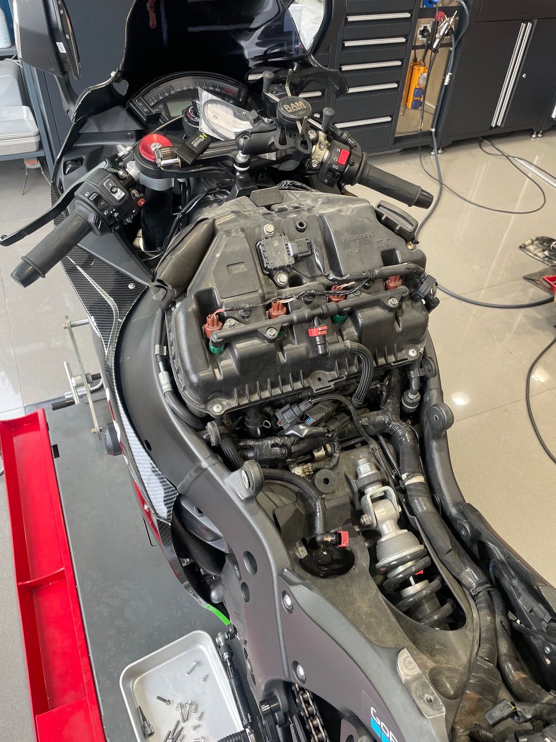 가와사키 닌자 ZX 10 R 2016 블랙 사진 6