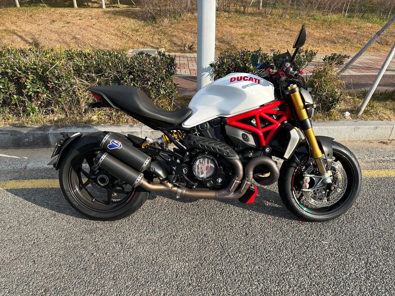 두카티 몬스터 1200 S 2015 화이트 사진 1