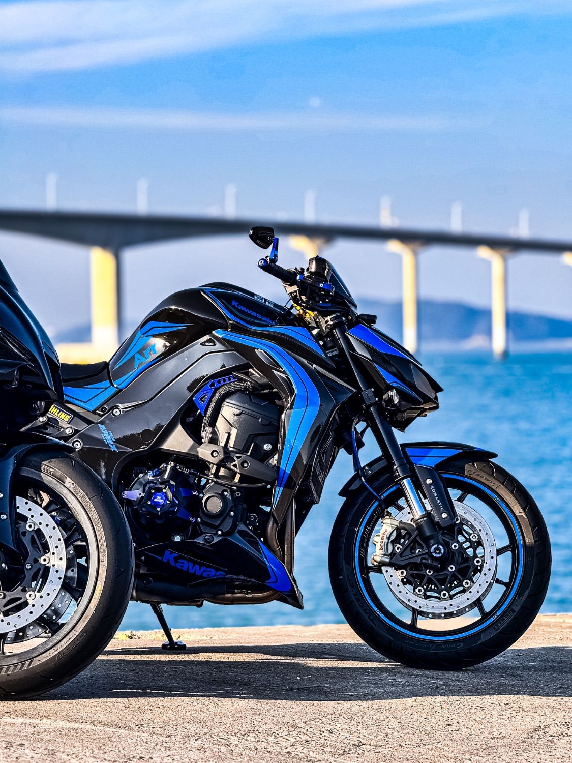 가와사키 Z 1000 R 에디션 2019 블루 사진 4