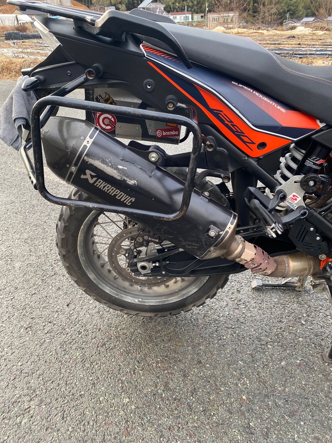 KTM 1290 슈퍼 어드벤처 R 2018 레드 사진 5