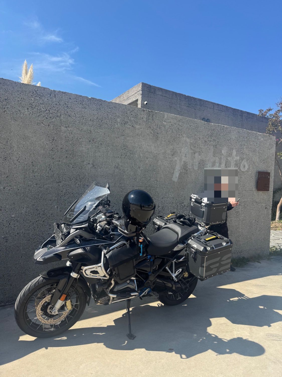 BMW R 1200 GS 어드벤처 2018 블랙 사진 1