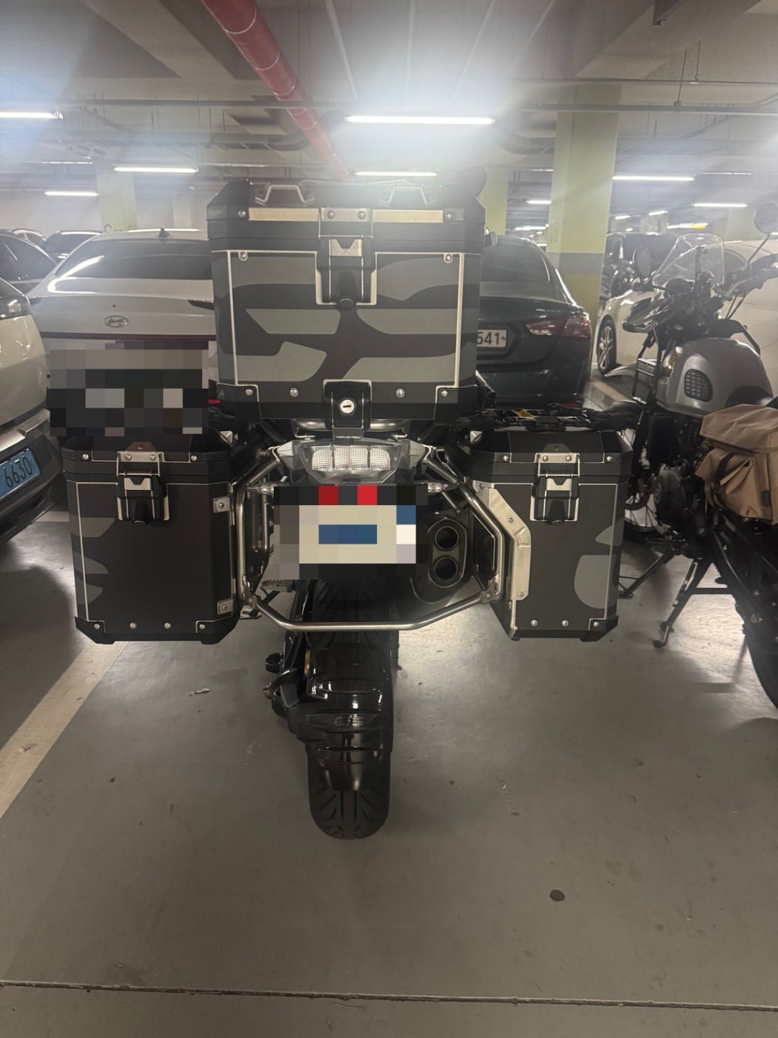 BMW R 1200 GS 어드벤처 2018 블랙 사진 3