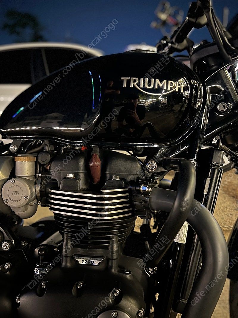 트라이엄프 본네빌 바버 블랙 thumb 2