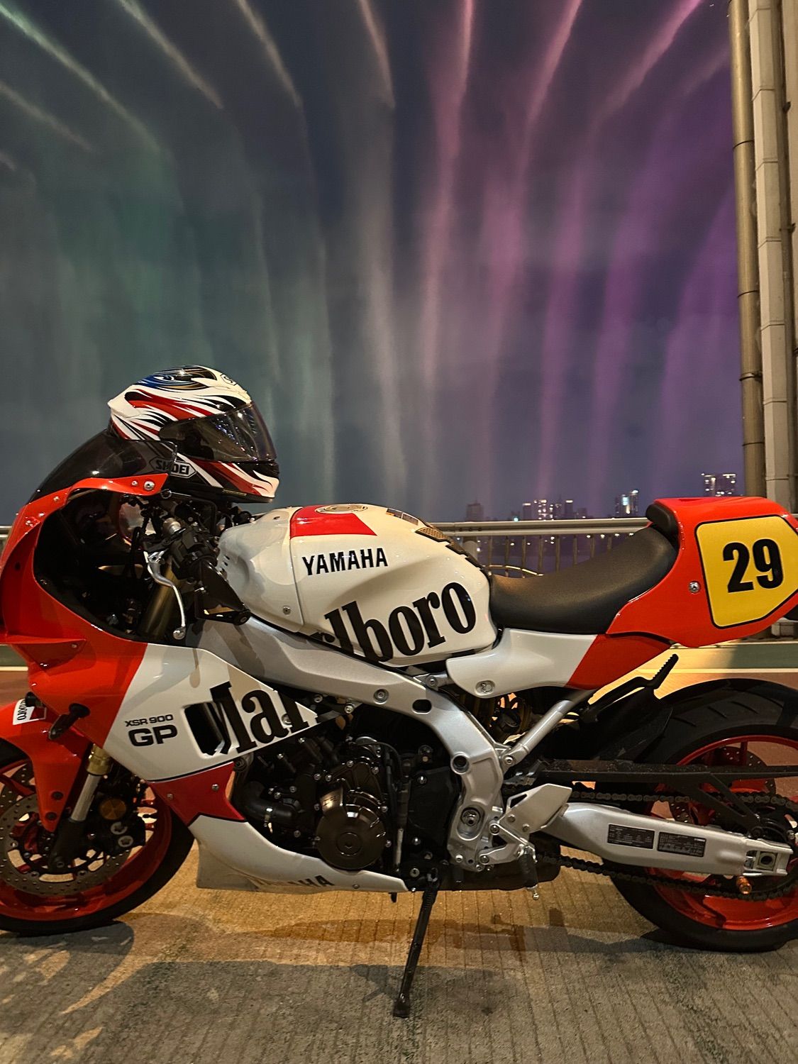 야마하 XSR 900 GP 2024 레드 사진 4