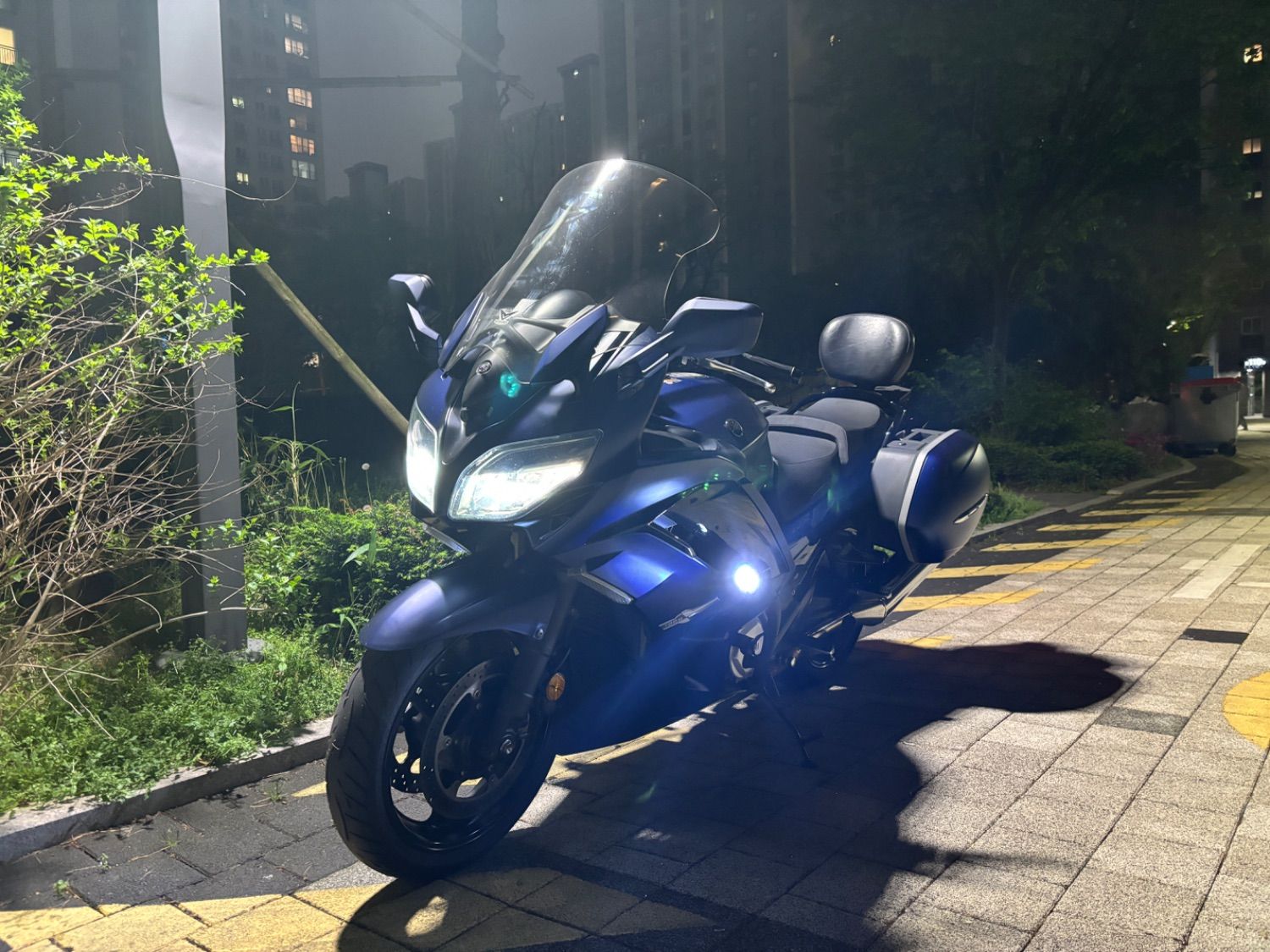 야마하 FJR 1300 A 2018 블루 사진 2