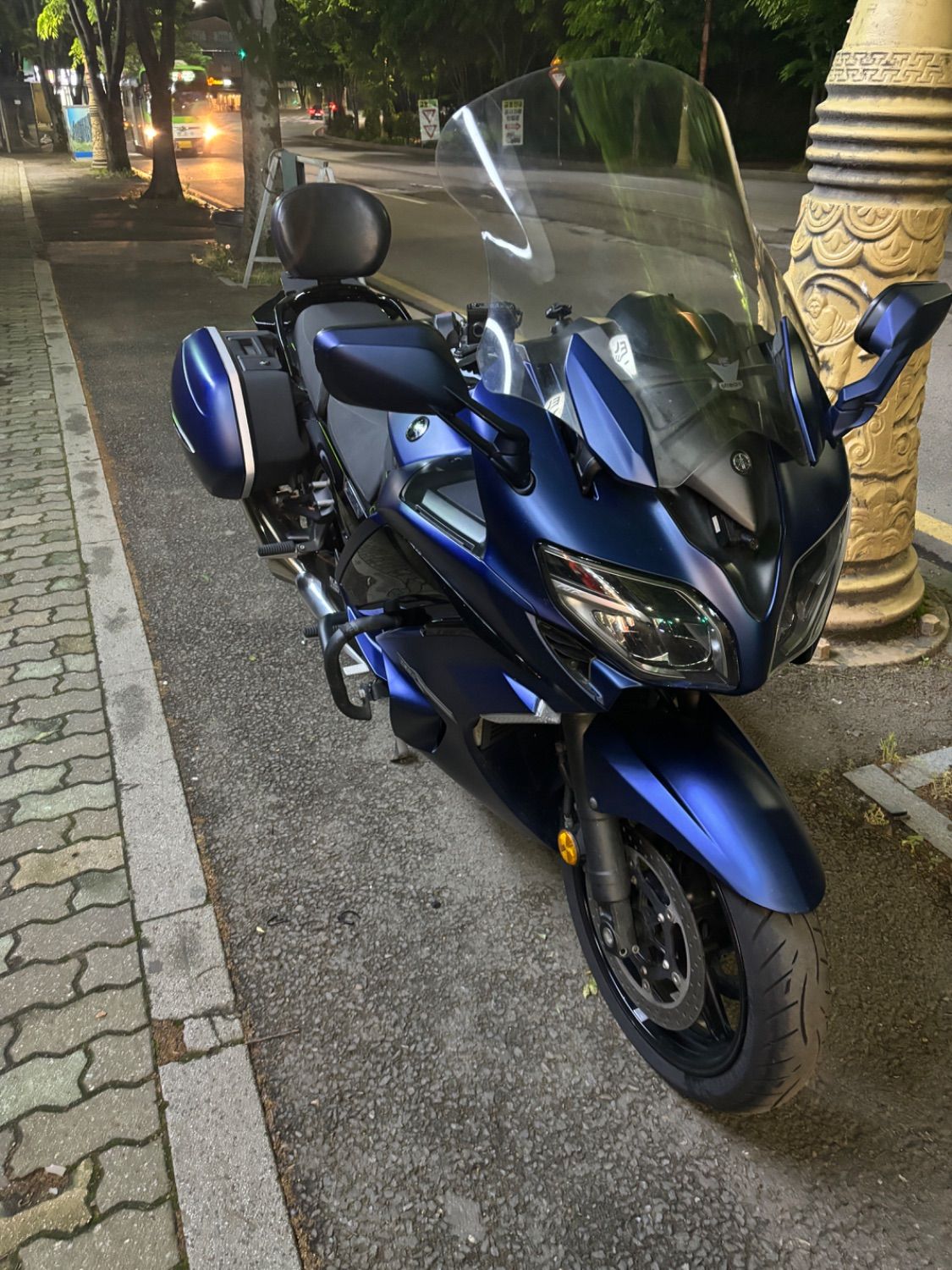 야마하 FJR 1300 A 2018 블루 사진 1
