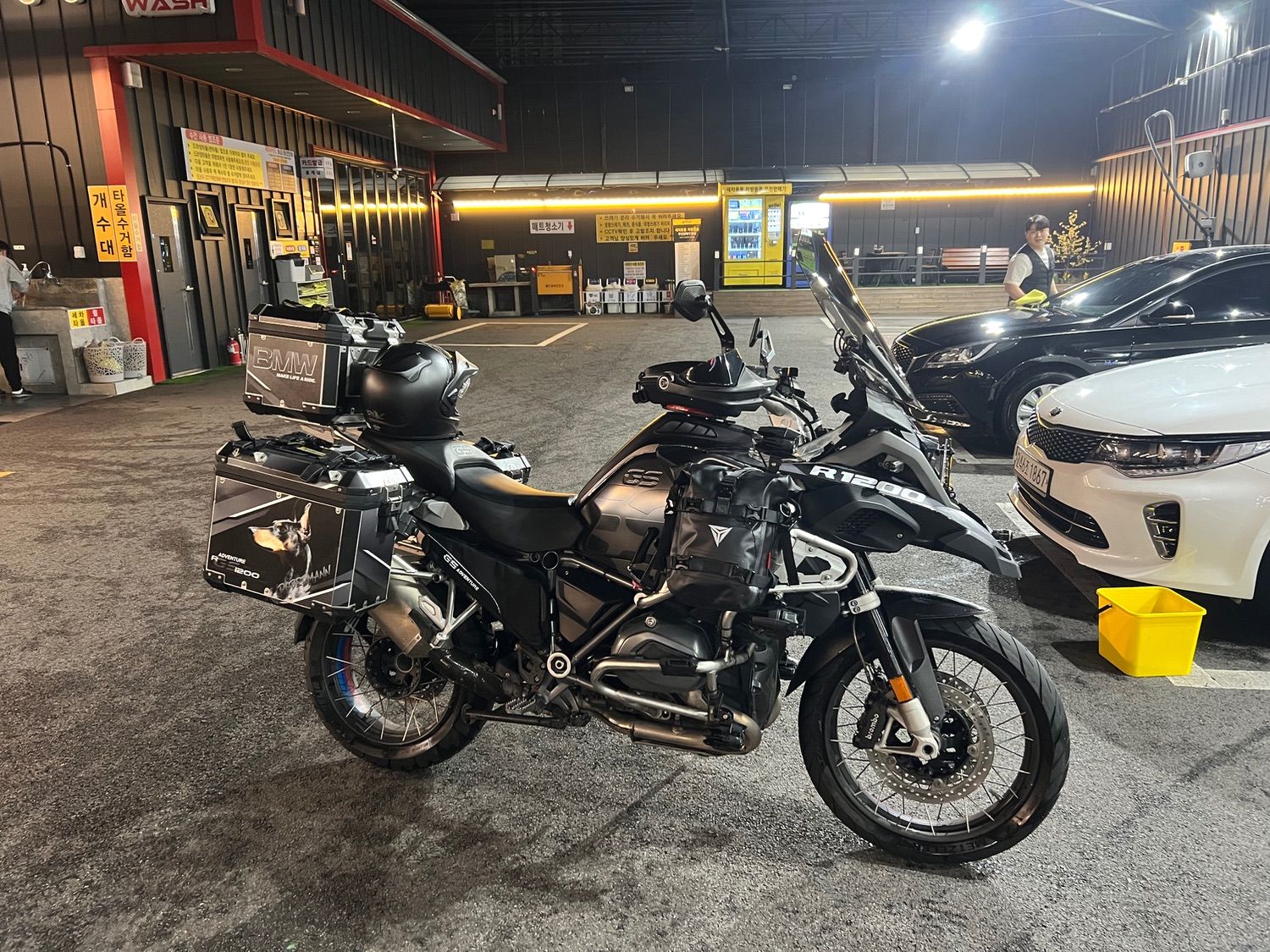 BMW R 1200 GS 어드벤처 2017 블랙 사진 2