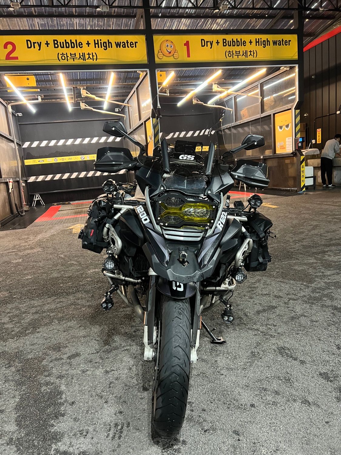 BMW R 1200 GS 어드벤처 2017 블랙 사진 1