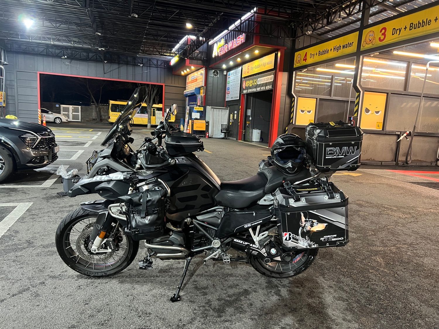 BMW R 1200 GS 어드벤처 2017 블랙 사진 3
