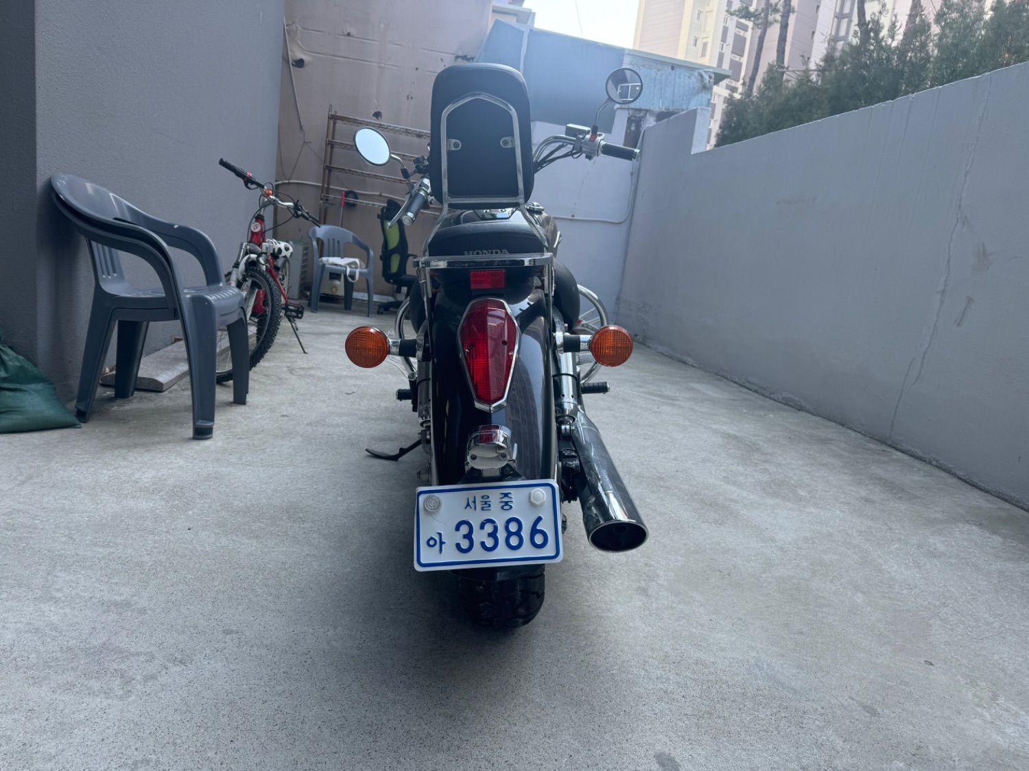 혼다 쉐도우 750 VT 2007 블랙 사진 8