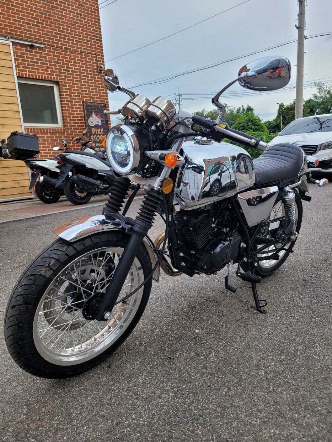 AJS 캐드웰 125 크롬 more