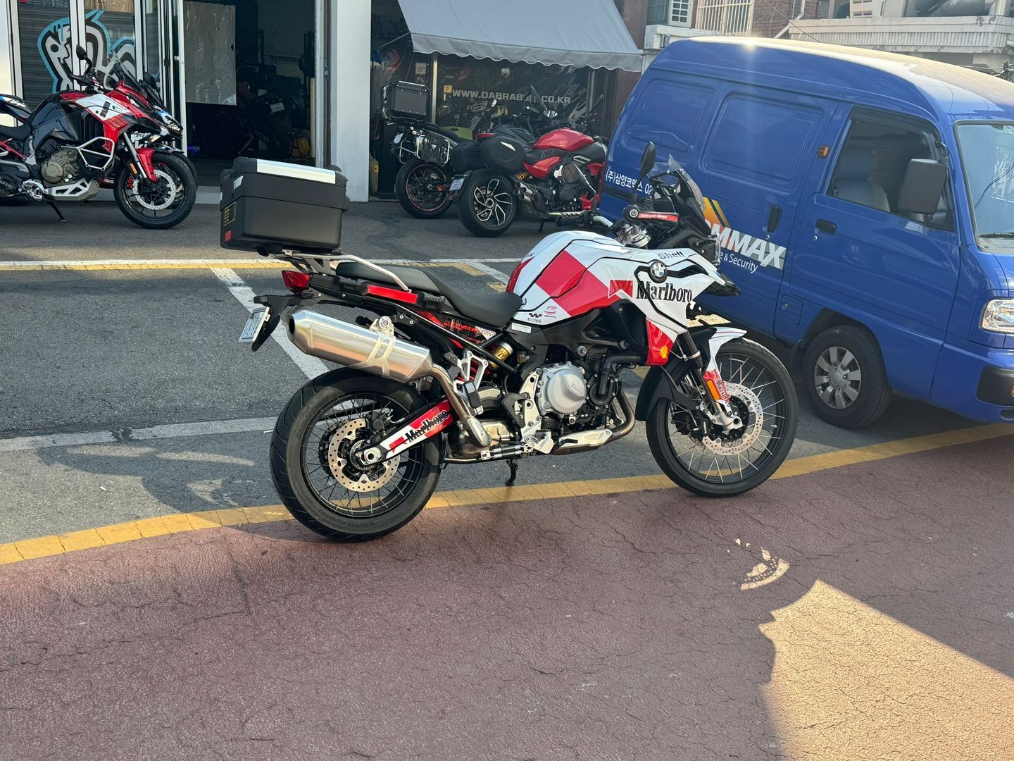 BMW F 850 GS 2022 블루 사진 1
