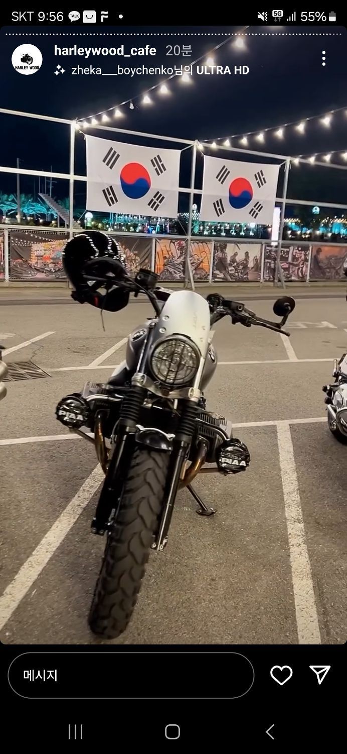 BMW R nine T 스크램블러 2018 화이트 사진 2