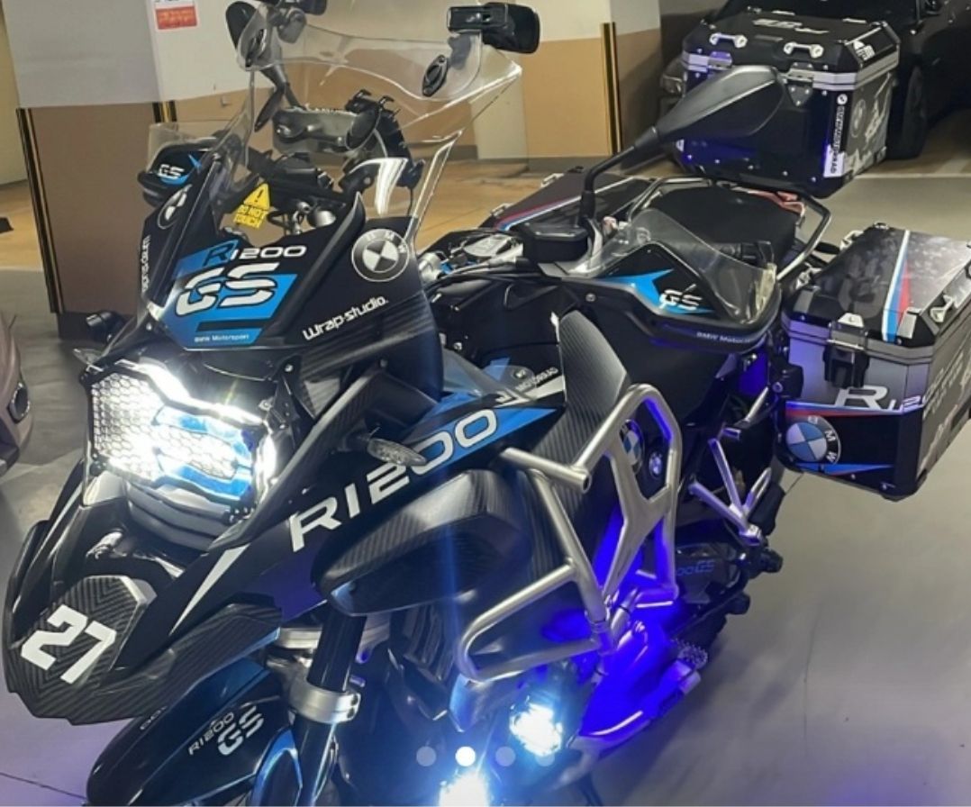 BMW R 1200 GS 어드벤처 2018 블루 사진 2